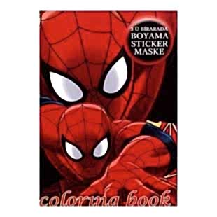 Happyland 5 Adet Spiderman Boyama Kitabı