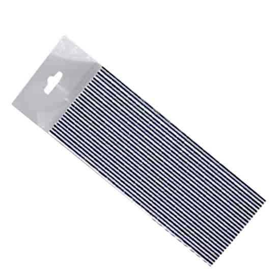 Happyland Metalik Kağıt Pipet Gümüş 24 Adet