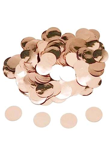 Şeffaf Balon İçi Konfeti Rose Gold