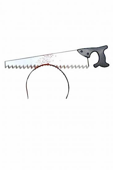 Happyland Halloween Testere Görünümlü Kanlı Taç Halloween Cadılar Bayramı Parti Tacı