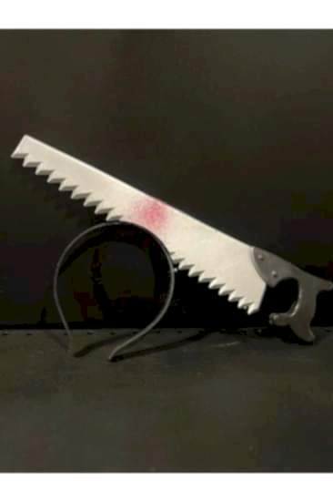 Happyland Halloween Testere Görünümlü Kanlı Taç Halloween Cadılar Bayramı Parti Tacı