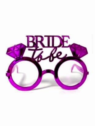 Happyland Parti Gözlüğü Bride Yazılı Gelin Gözlüğü Bekarlığa Veda Bride To Be Gözlük Fuşya