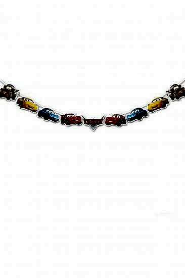 Happyland Cars Temalı Dekoratif Banner Arabalar İpli Dekor Banner Cars