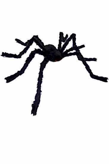 Happyland Halloween Örümcek Süs Cadılar Bayramı Tüylü Örümcek Dekor Süs 8