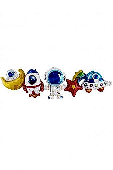 Happyland Birleşik Uzay Folyo Set Balon
