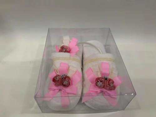 Happyland&nbsp;Lohusa Pembe Fiyonklu Terlik