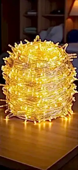 Happyland 100 m 1000 Günışığı LED Işık Dış Mekan Yılbaşı Ev Balkon Teras Bahçe Dekor Işık