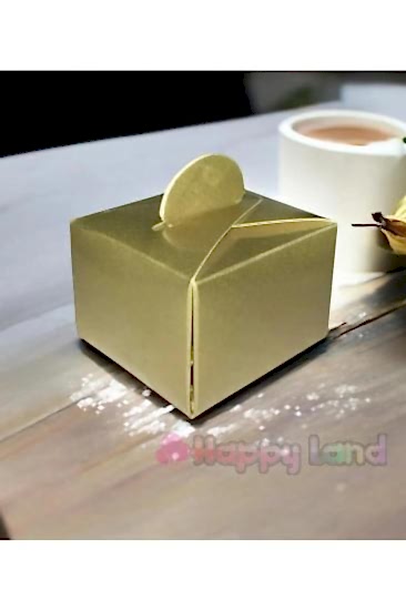 Happyland Metalik Gold Lokumluk 25 Adet Parti Söz Nişan Lokumluk