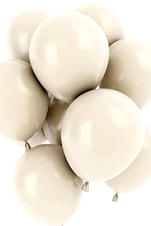 Happyland 10 Adet Deniz Kumu Retro Ten Rengi Pastel Mat Balon 12inç 30cm