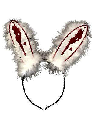 Cadılar Bayramı Halloween Beyaz Tavşan Kız Parti Taçı