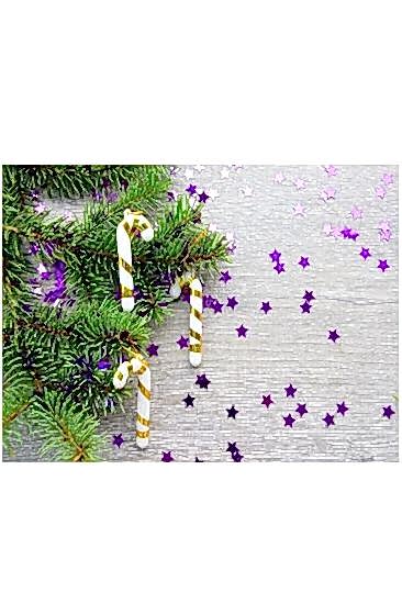 Happyland Yılbaşı Ağaç Süsü Baston 6’lı 9 Cm Gold Şeker Kamışı Ağaç Süsü