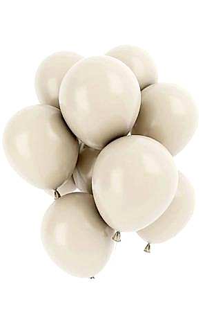 Happyland 10 Adet Deniz Kumu Retro Ten Rengi Pastel Mat Balon 12inç 30cm