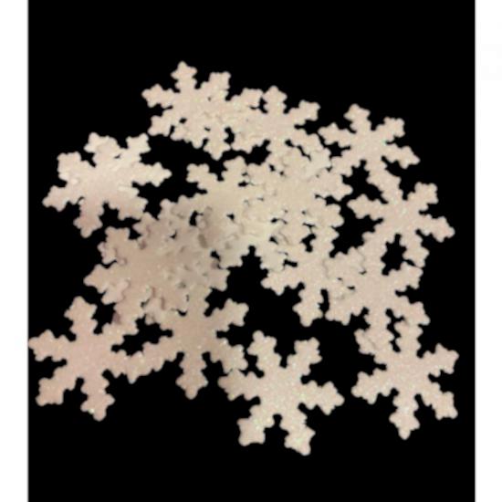Happyland Yılbaşı 20’li Beyaz Eva Kar Tanesi Süs Masa Konfetisi Dekor