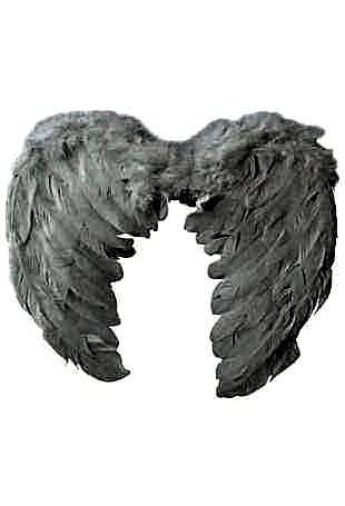 Happyland Halloween Beyaz Renkli Küçük Boy Melek Kanadı 40 cm Kostüm Aksesuar Çocuk Melek Kanadı