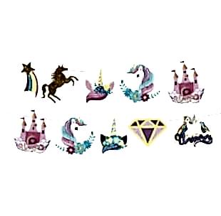 Happyland Unicorn Tek Boynuzlu At Dekoratif Banner Pembe İpli Dekor Banner Unicorn