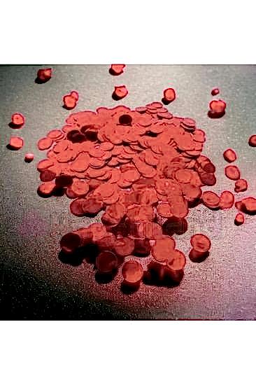 Happyland Kırmızı Metalik Balon Konfetisi Pulu Balon Pulu Kırmızı