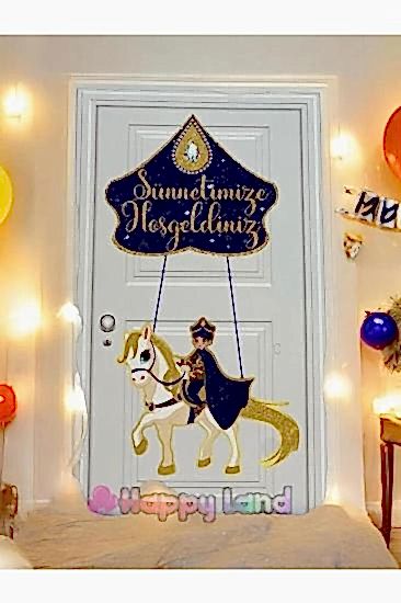 Happyland Sünnetimize Hoşgeldiniz Kapı Süsü