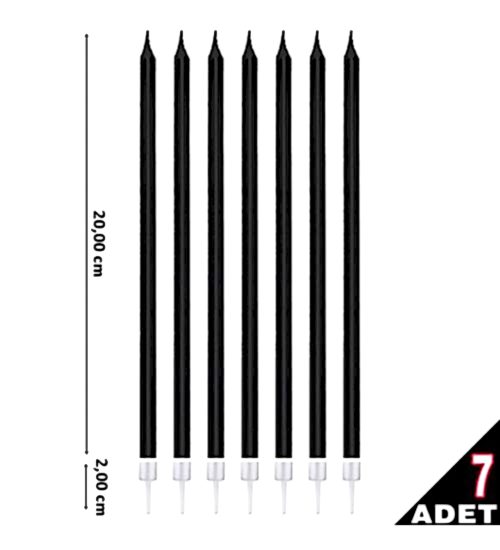 Happyland Siyah 7 Li Uzun Pasta Mumu