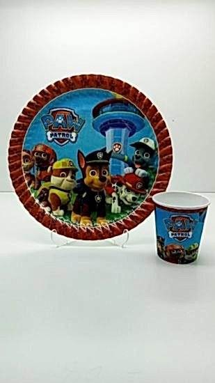 Happyland Paw Petrol Tabak Ve Bardak