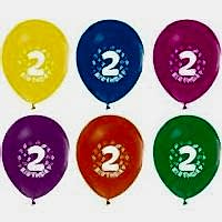 2 Yaş Temalı Baskılı Balon 7 Adet