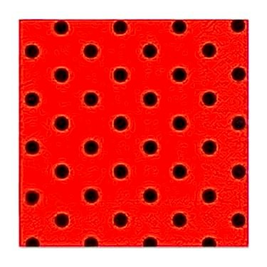 Siyah Puantiyeli Kırmızı Peçete 20 Adet