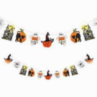 Cadılar Bayramı Halloween Flama Bayrak Süs