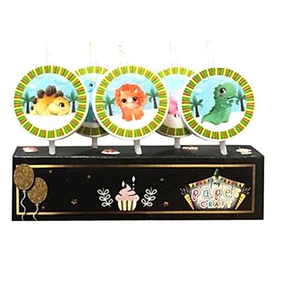 Happyland Dinozor Doğum Günü Mumu 5 Adet