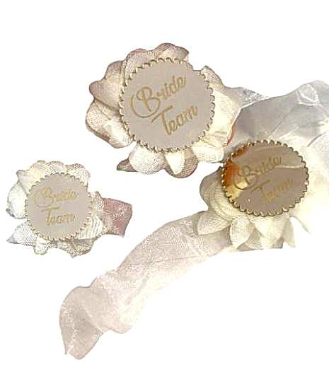 Happyland 10 Lu Bride Team Krem Tüllü Nedime Bilekliği