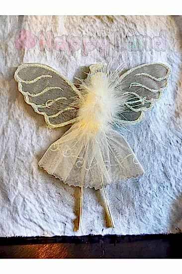 Happyland Yılbaşı Çam Ağacı Beyaz Melek Dekor Süs 10 Cm 1 Adet Yeni Yıl Ağacı Asma Süs Beyaz Renk