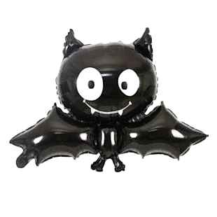 Halloween Yarasa Folyo Balon 93 x 65 cm