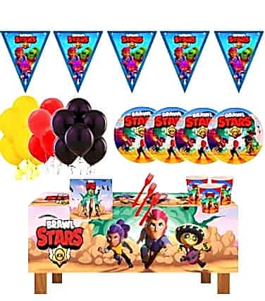 Happyland 24 Kişilik Brawl Stars Doğum Günü Seti Parti Eko Paket 