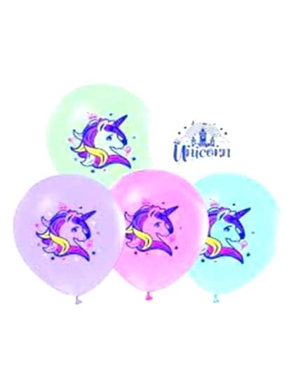 HappyLand Unicorn Baskılı Balon 10’lu