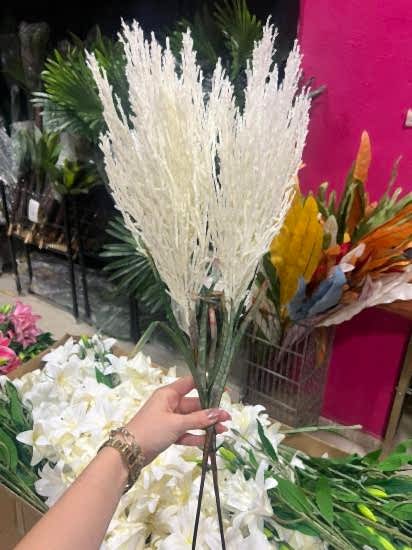 Happyland Yapay Cipso Pampas Beyaz Dekor Yapay Çiçek HPY-26229