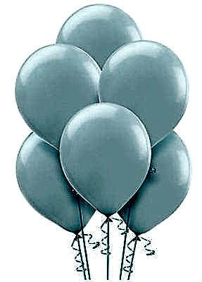 Bebek Mavisi 7 adet Lateks Balon