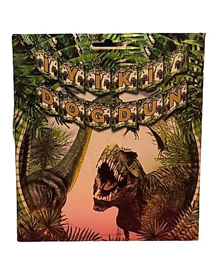 Happyland Dinazor Temalı İyiki Doğdun Banner