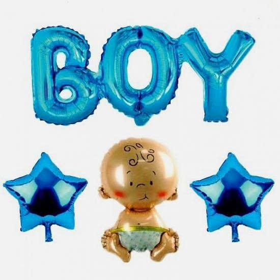 Boy Mavi Folyo Balon Set