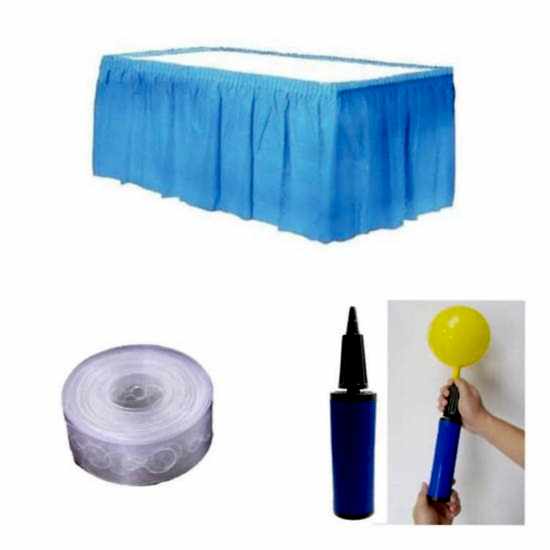 Happyland Brawl Stars Doğum Günü Kutlama Balon Zincir Seti ve Masa Eteği Renkli Set Brawl Stars Konsepti