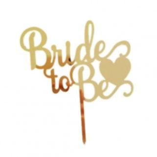 Happyland Bride To Be Gold Pasta Pleksisi