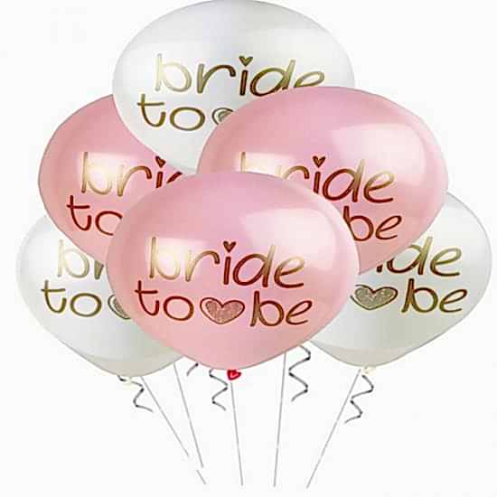Bride To Be Baskılı Balon 7 Adet