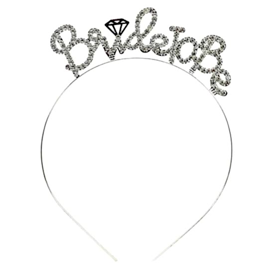 Bride To Be Plastik Taç Gümüş Renk