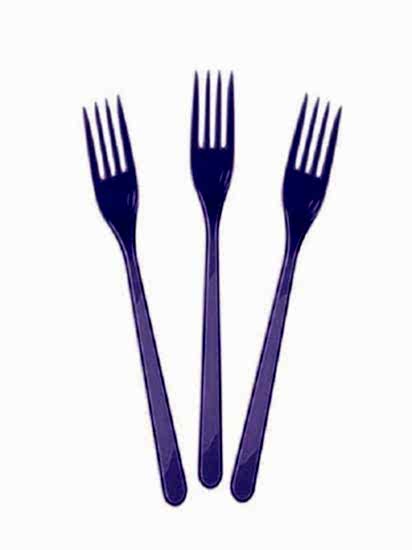 HappyLand Deniz Kızı Mor Çatal 25’li