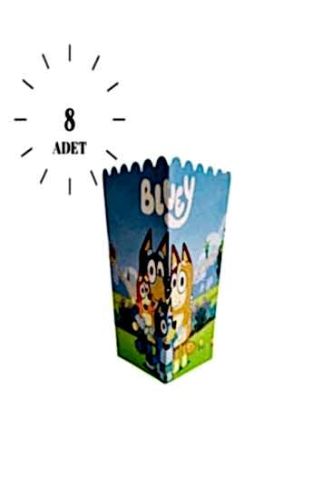Happyland Bluey Mısır Kutusu 8 li 