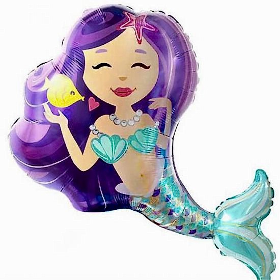 Folyo Balon Deniz Kızı