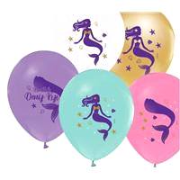 Deniz Kızı Temalı Balon 7 Adet