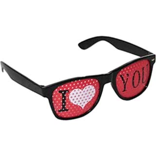 I Love You Parti Gözlük