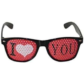 I Love You Şekilli Parti Gözlüğü