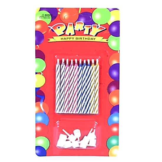 Doğum Günü Mum 10 Adet