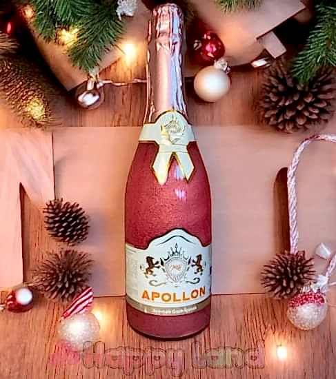 Alkolsüz Patlatmalık Gösteri Şampanyası Simli Kırmızı Renk Bekarlığa Veda