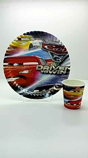 Happyland Cars Şimşek McQueen Temalı Tabak Ve Bardak