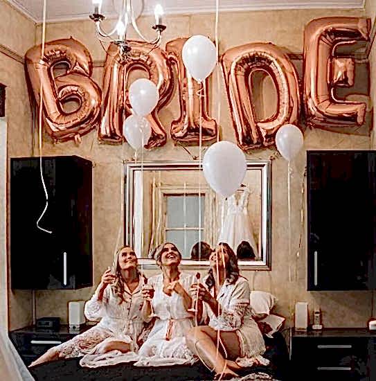 Happyland RoseGold Bride Folyo Balon Seti